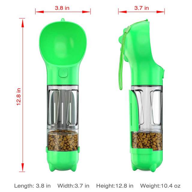 Multi-function Dog Bottle- Food, Water, Bags etc.