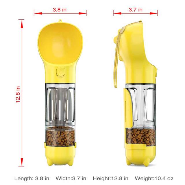 Multi-function Dog Bottle- Food, Water, Bags etc.