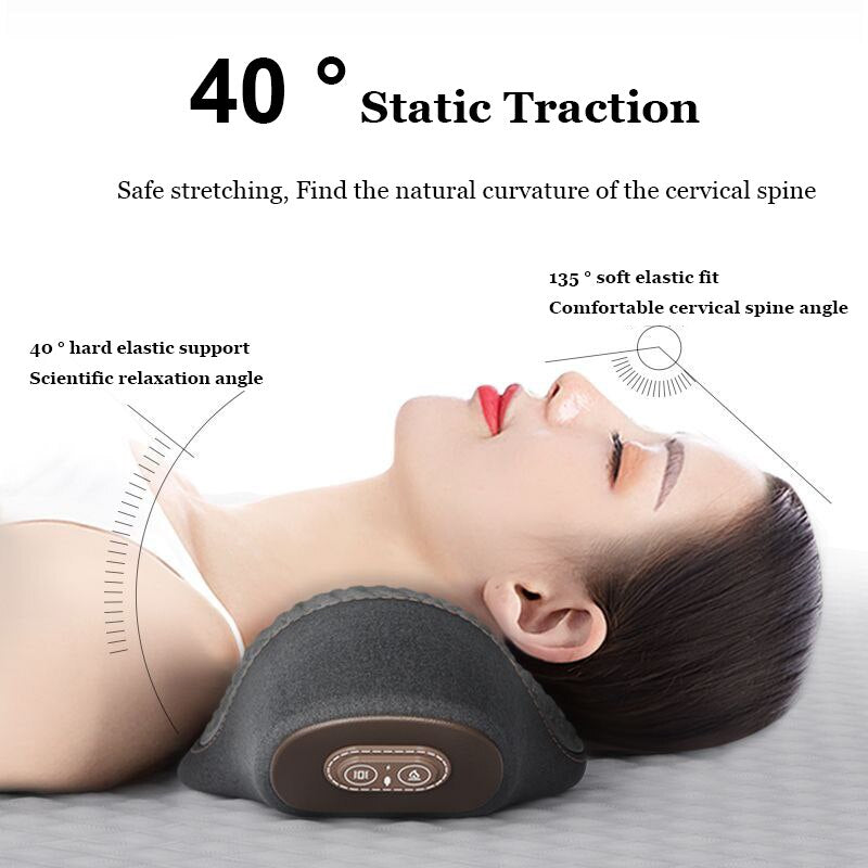 Cervical Heated Massage Traction Pillow