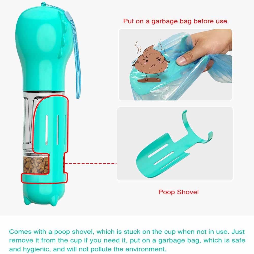 Multi-function Dog Bottle- Food, Water, Bags etc.